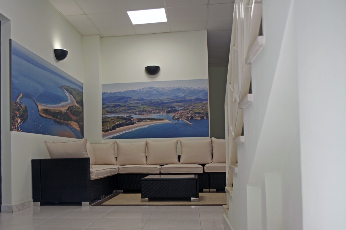 Zona de recepción, Hotel Playa de Merón